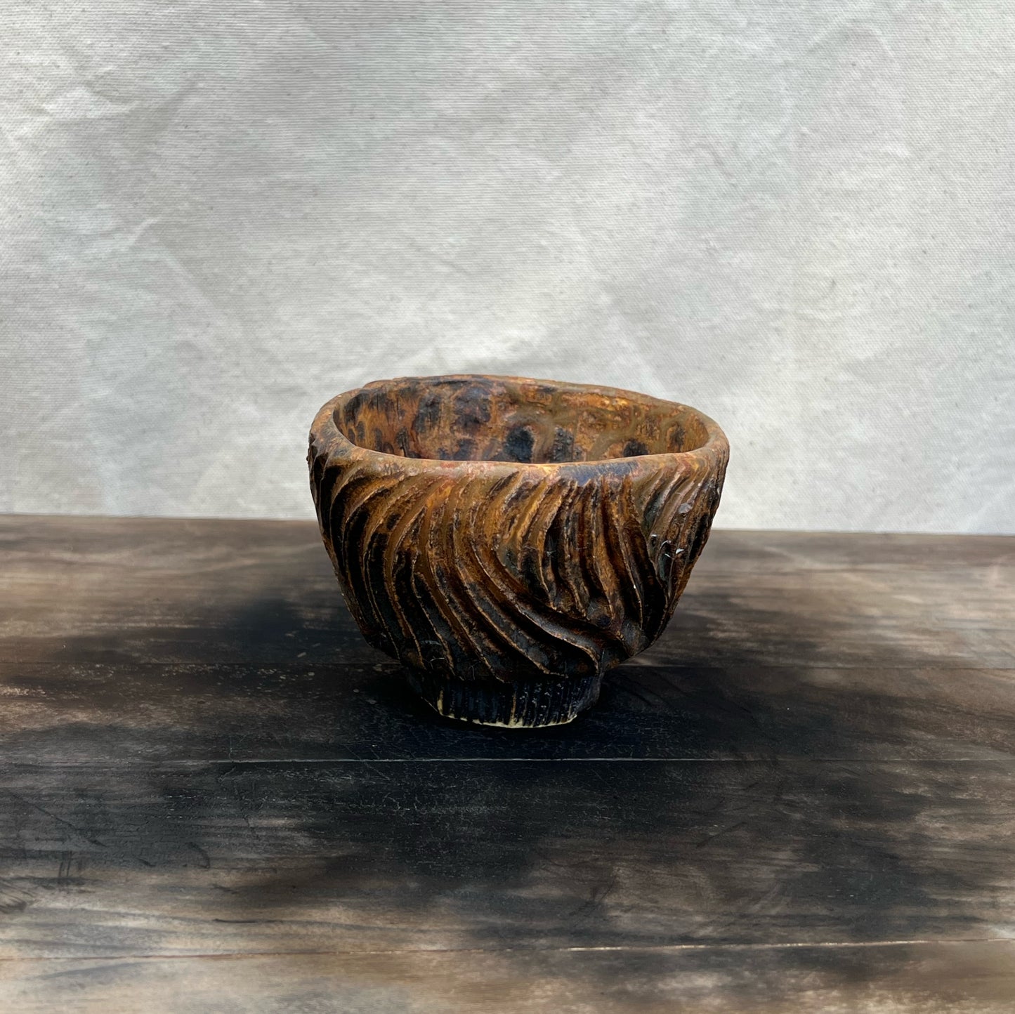 Iron and Ash Yunomi Handmade Pottery
