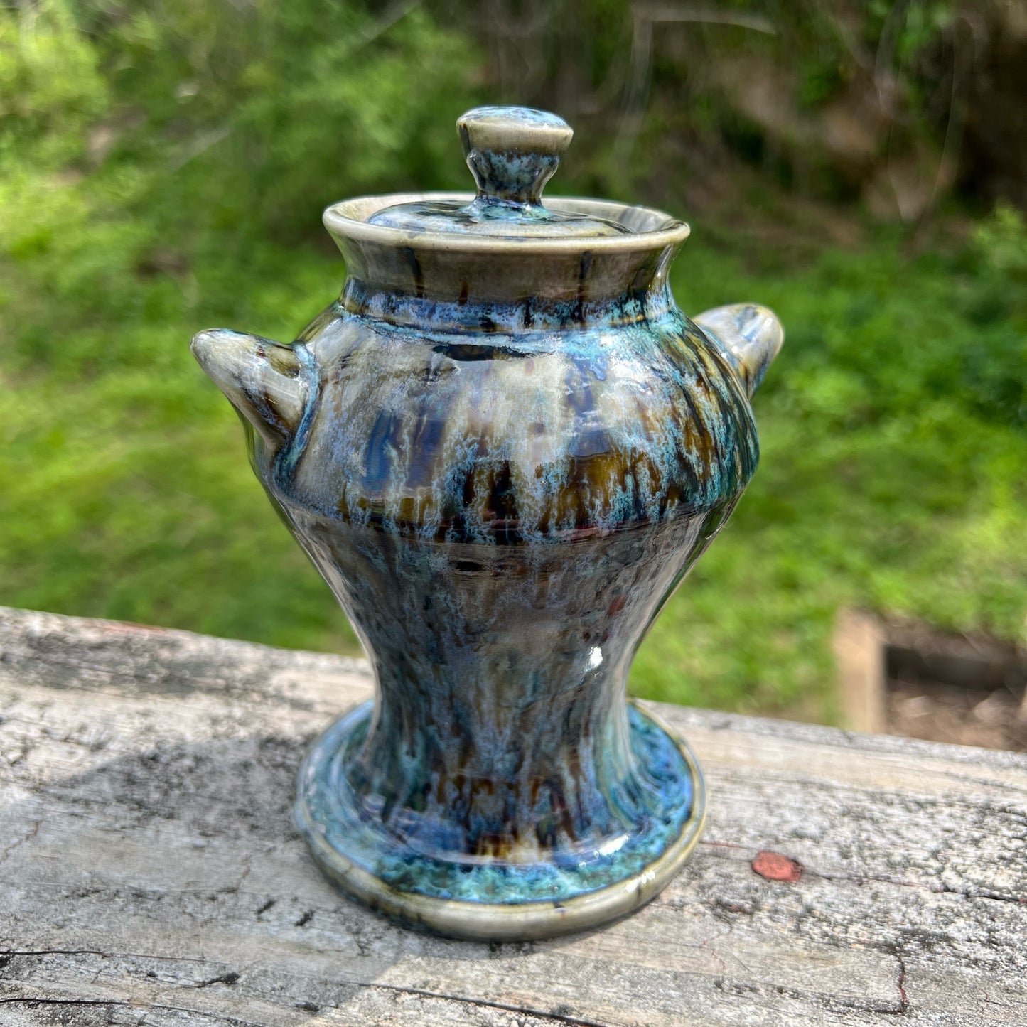 Small Keepsake Urn Handmade Pottery